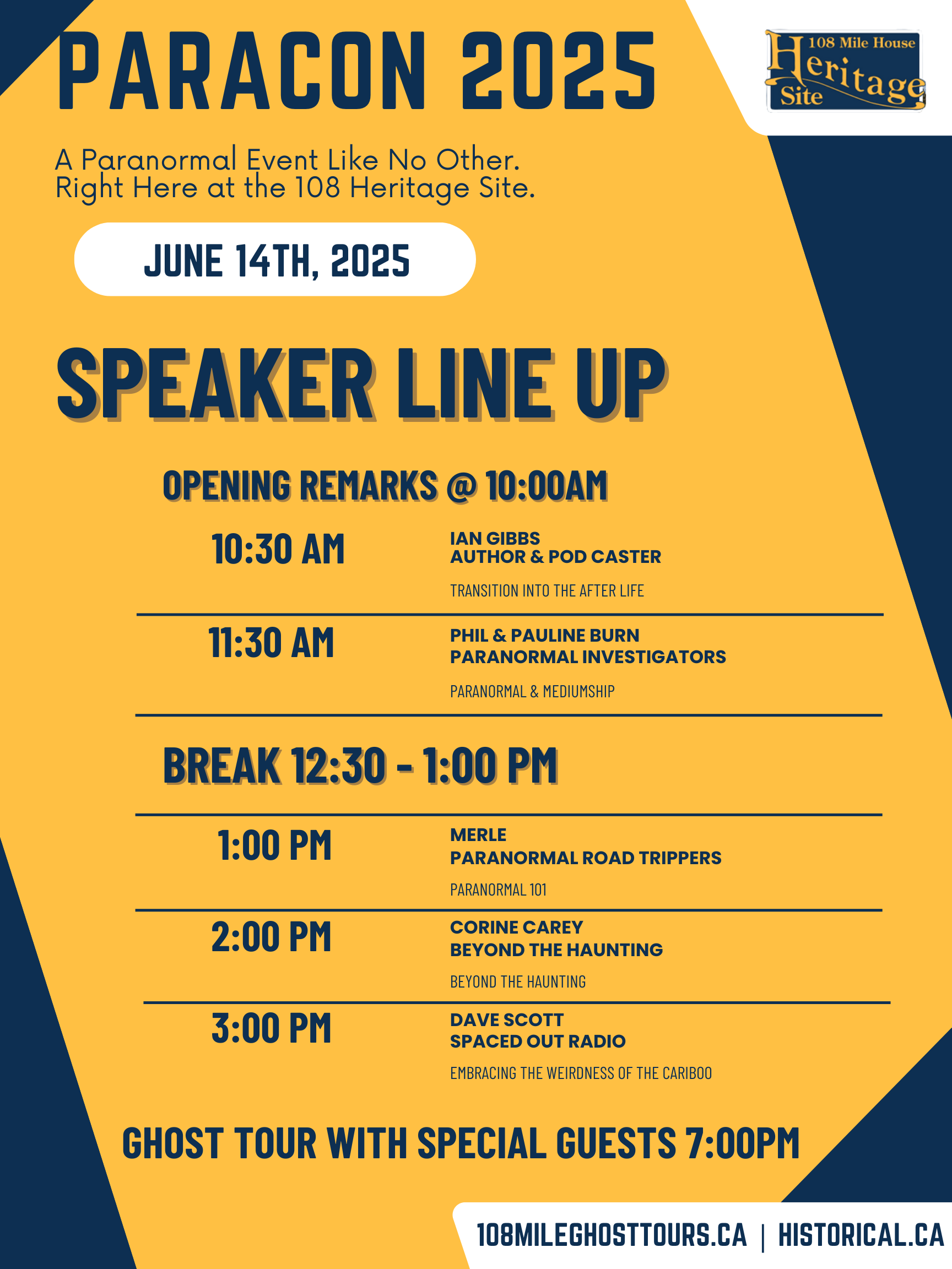 Paracon Schedule