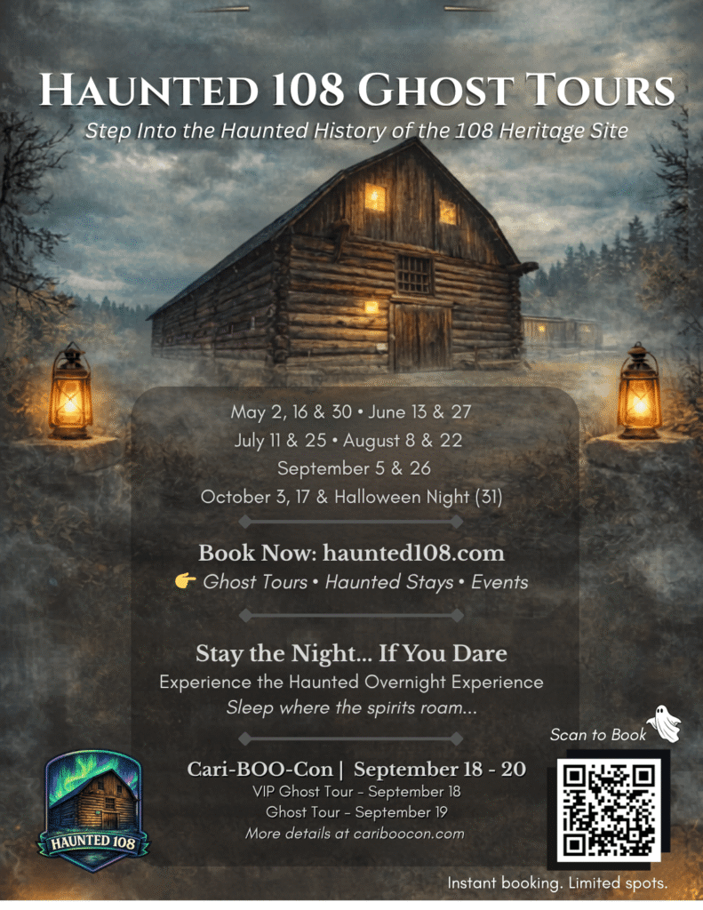 Haunted 108 Ghost Tour Schedule