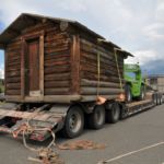 Moving the Warden Cabin
